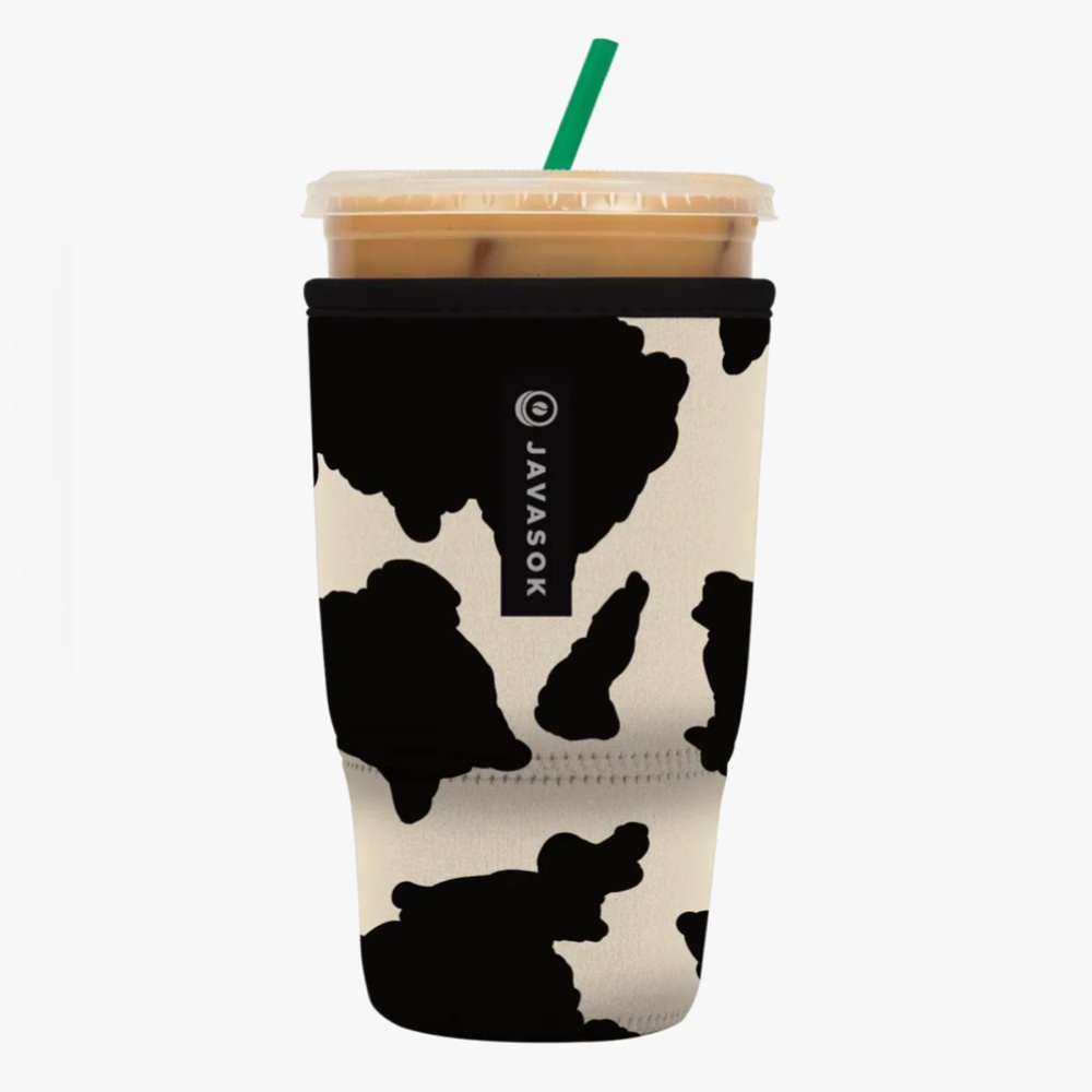 JavaSok Cow Print - Large - For 30-32 ounce Cold Cups